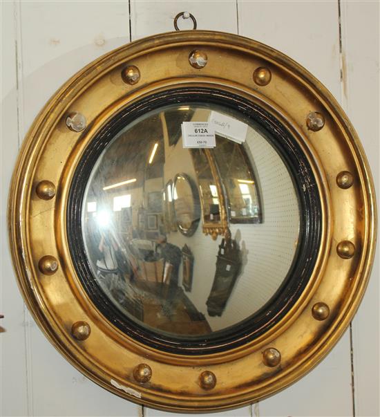 Circular convex  mirror